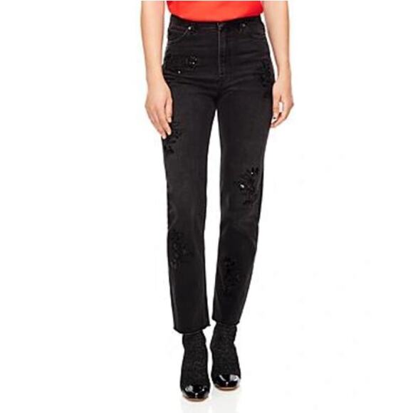 SANDRO PARIS Alise Jean in Black - Picture 1 of 15